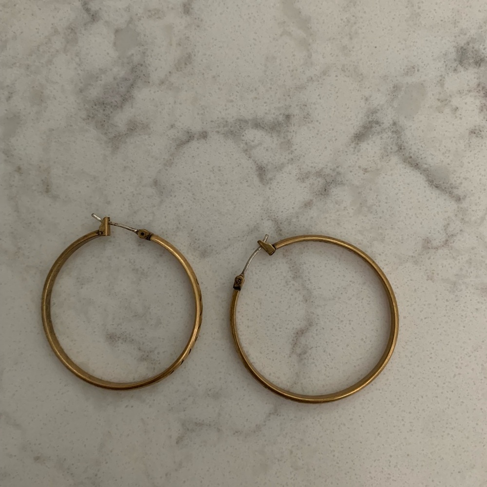 Hoop earrings